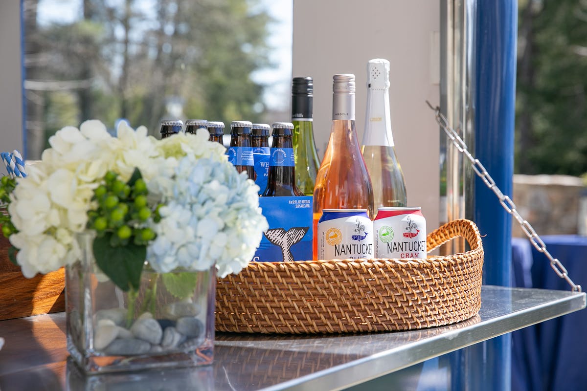a stack of flyers on a table
